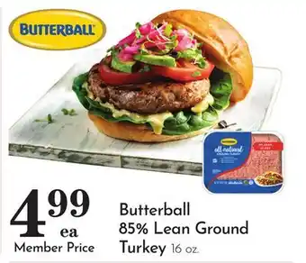 Pavilions Butterball 85% Lean Ground Turkey offer