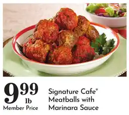 Pavilions Signature Cafe Meatballs with Marinara Sauce offer