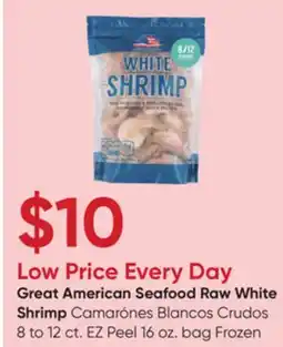 Stater Bros Great American Seafood Raw White Shrimp offer