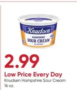 Stater Bros Knudsen Hampshire Sour Cream offer