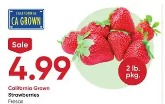 Stater Bros Strawberries offer