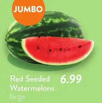 Fresh Thyme Red Seeded Watermelons offer