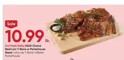 Stater Bros USDA Choice Beef Loin T-Bone or Porterhouse Steak offer