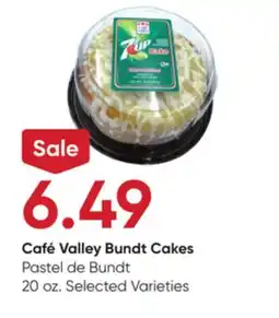 Stater Bros Café Valley Bundt Cakes offer