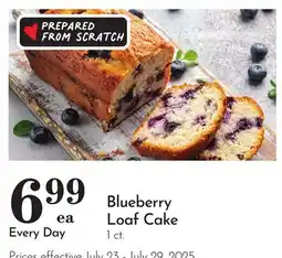 Pavilions Blueberry Loaf Cake offer