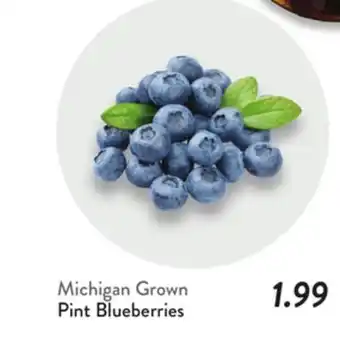 Fresh Thyme Pint Blueberries offer