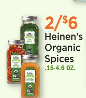Heinen's Heinen's Organic Spices offer
