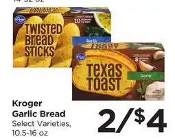 Food 4 Less Kroger Garlic Bread offer