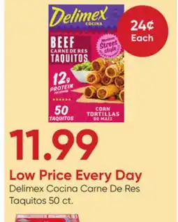 Stater Bros Delimex Cocina Carne De Res Taquitos offer