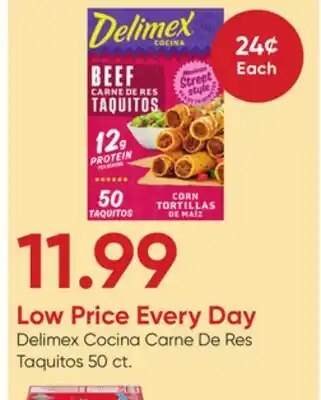 Stater Bros Delimex Cocina Carne De Res Taquitos offer