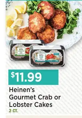 Heinen's Heinen's Gourmet Crab or Lobster Cakes offer
