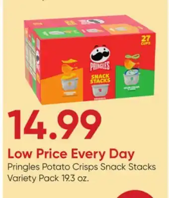 Stater Bros Pringles Potato Crisps Snack Stacks offer