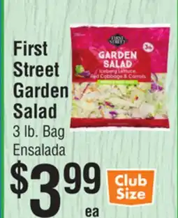 Smart & Final First Street Garden Salad offer