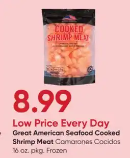 Stater Bros Great American Seafood Cooked Shrimp Meat offer