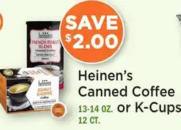 Heinen's Heinen's Canned Coffee 13-14 OZ. or K-Cups 12 CT offer