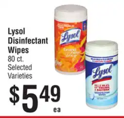 Smart & Final Lysol Disinfectant Wipes offer