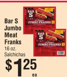 Smart & Final Bar S Jumbo Meat Franks offer