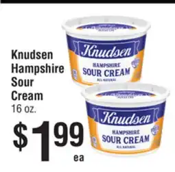 Smart & Final Knudsen Hampshire Sour Cream offer