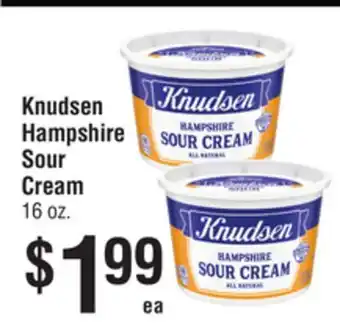 Smart & Final Knudsen Hampshire Sour Cream offer