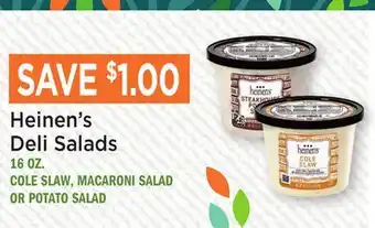 Heinen's Heinen's Deli Salads offer