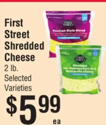 Smart & Final First Street Shredded Cheese offer