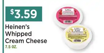 Heinen's Heinen's Whipped Cream Cheese offer