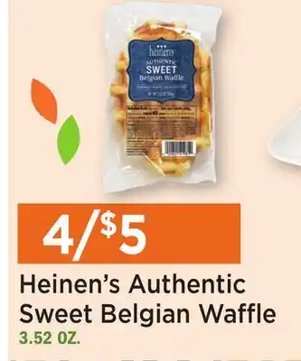 Heinen's Heinen's Authentic Sweet Belgian Waffle offer