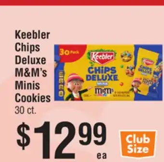 Smart & Final Keebler Chips Deluxe M & M' s Minis Cookies offer