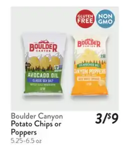 Fresh Thyme Potato Chips or Poppers offer