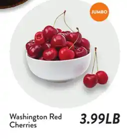 Fresh Thyme JUMBO Washington Red Cherries offer