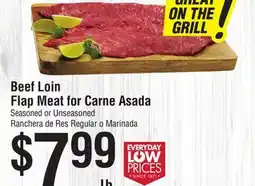 Smart & Final Beef Loin Flap Meat for Carne Asada offer