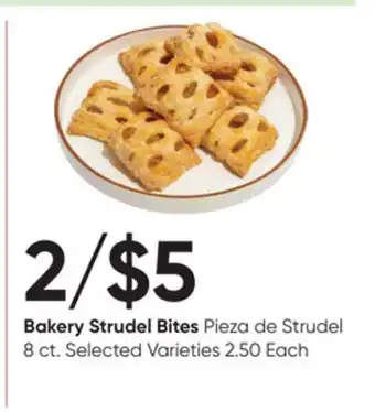 Stater Bros Bakery Strudel Bites offer