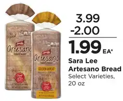 Food 4 Less Sara Lee Artesano Bread offer