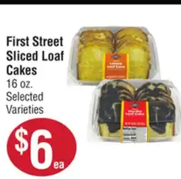 Smart & Final First Street Sliced Loaf Cakes offer
