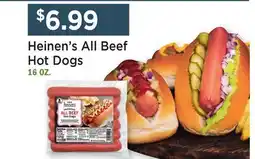 Heinen's Heinen's All Beef Hot Dogs offer