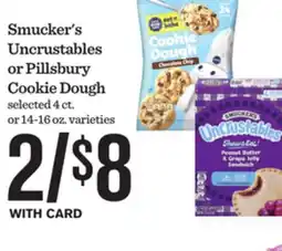 Mariano's Smucker's Uncrustables or Pillsbury Cookie Dough offer