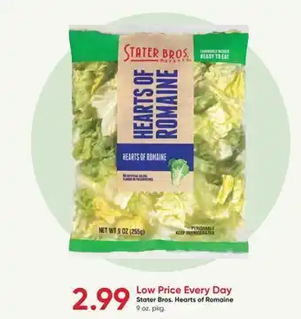 Stater Bros Stater Bros. Hearts of Romaine offer