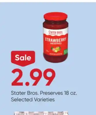 Stater Bros Stater Bros. Preserves offer
