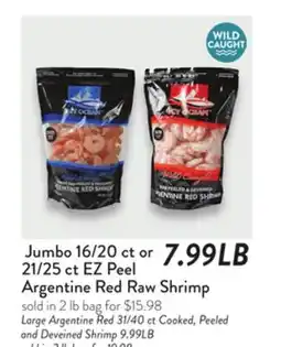 Fresh Thyme Shrimp Red 31/40 ct and Shrimp offer