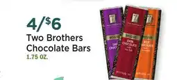Heinen's Two Brothers Chocolate Bars offer