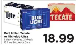 Food 4 Less Bud, Miller, Tecate or Michelob Ultra offer