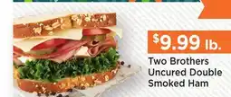 Heinen's Two Brothers Uncured Double Smoked Ham offer