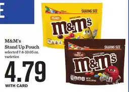 Mariano's M & M' s Stand Up Pouch offer