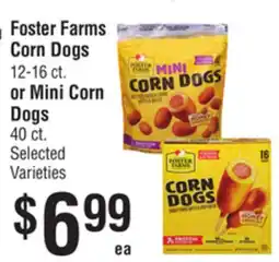 Smart & Final Foster Farms Corn Dogs or Mini Corn Dogs offer