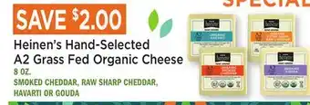 Heinen's Heinen's Hand-Selected A2 Grass Fed Organic Cheese offer