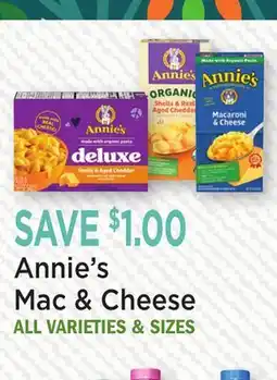 Heinen's Annie's Mac & Cheese offer