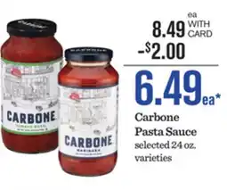 Mariano's Carbone Pasta Sauce offer