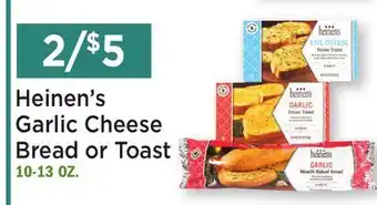 Heinen's Heinen's Garlic Cheese Bread or Toast offer