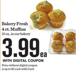 Mariano's Bakery Fresh 4 ct. Muffins offer