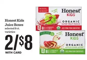 Mariano's Honest Kids Juice Boxes offer